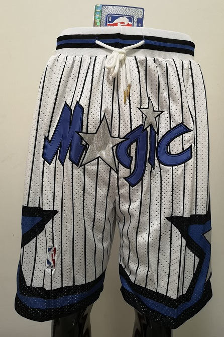 2020 Men NBA Orlando Magic white 02 shorts